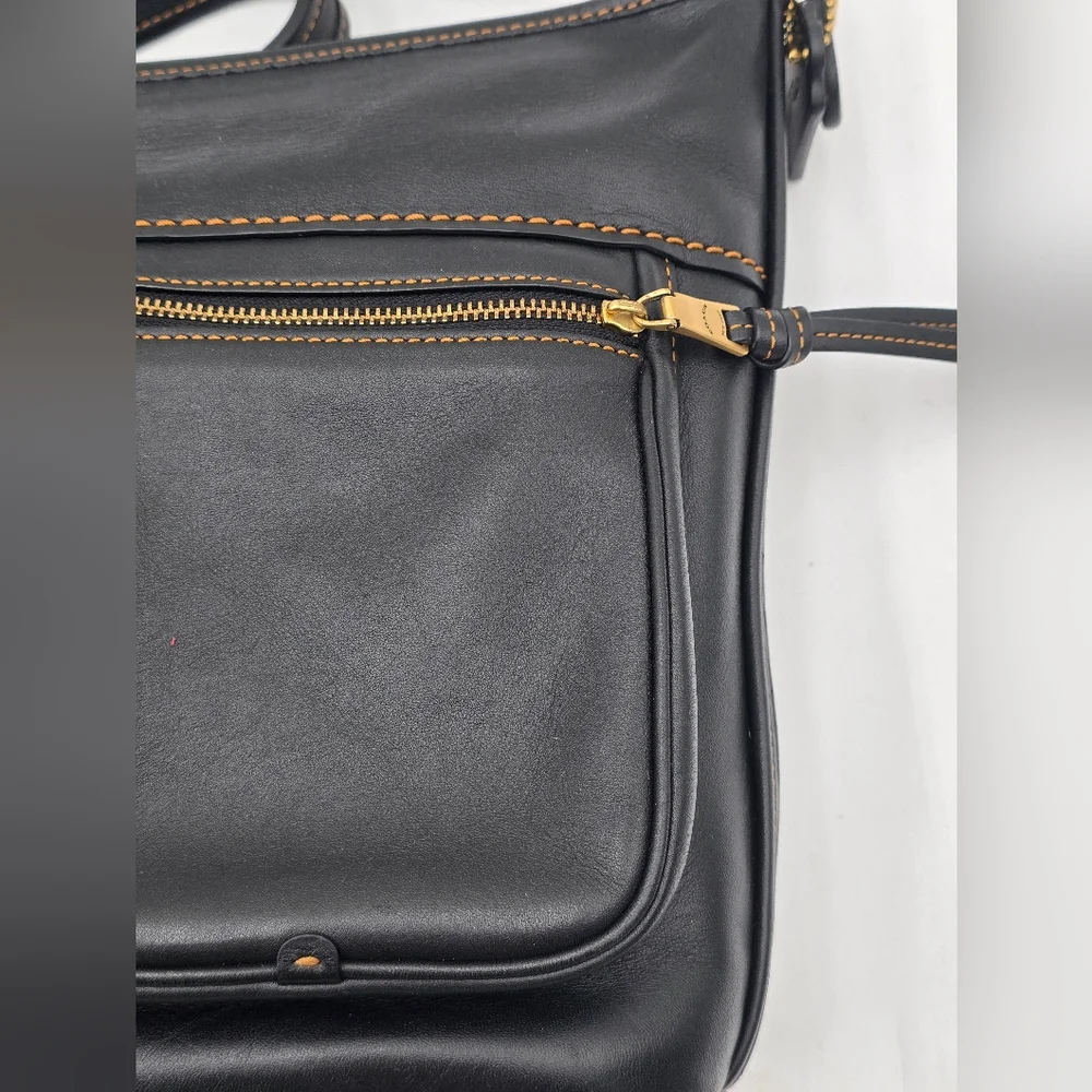 Coach Glovetanned Leather Andy Crossbody, EUC, Black - Picture 10 of 16